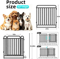 Thickened Dog Playpen Foldable Metal Yard Fence32/40inch Compact - image 2
