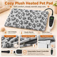 Large Dog Heating Pad 36x24 in with Normally Open Function – Essentials for Dogs - Grey / 36 x 24 in - image 4