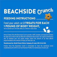 Purina Friskies Cat Treats, Party Mix Beachside Crunch - (Pack of 6) 6 oz. Pouches