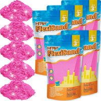 NiToy FlexiSand 11lbs Toy Sand 5 Colors Self-Sticking Non-Toxic - Hot Pink