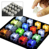 Pasacho 16 piece LED light bricks in round, square and rectangular shapes