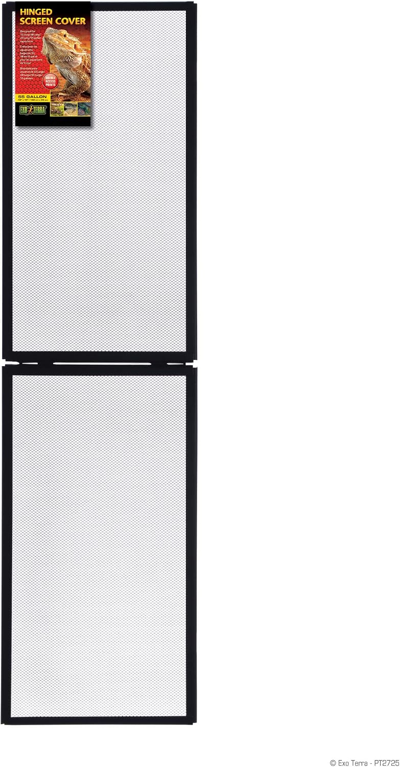Exo Terra Hinged Terrarium Screen Cover, 60 Breeder/75 Gallon – Essentials for Reptiles And Amphibians - Medium - image 3