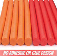 Kathfly 12 pack solid foam pool noodles, 1.5 x 35 inch, white - view 15