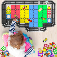 Magnetic Tiles, Road Set, Magnetic Building Blocks - Christmas - image 4