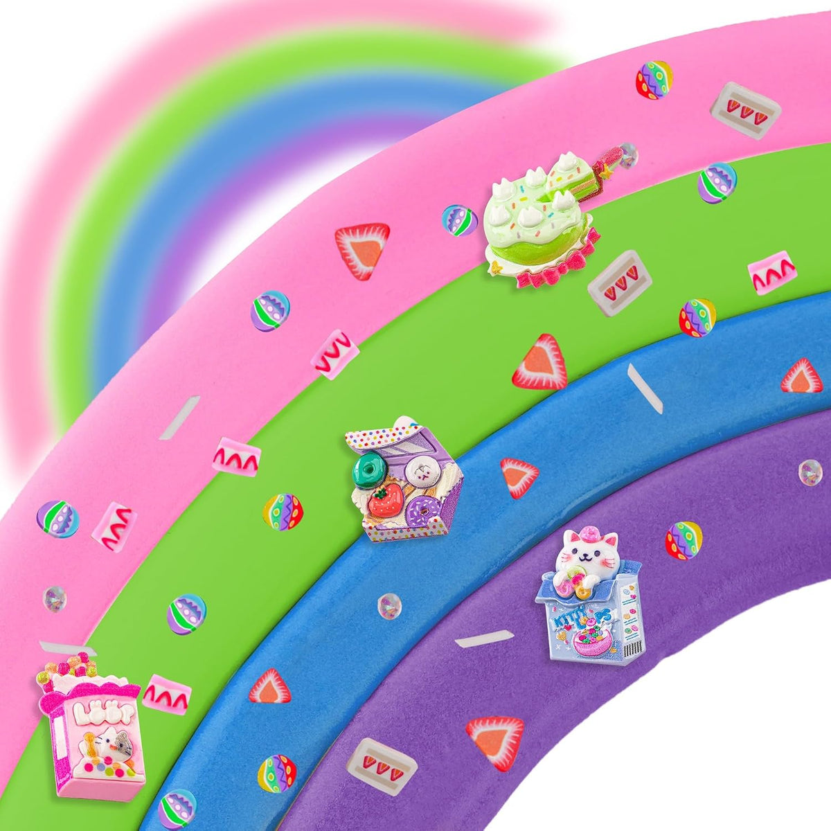 LAWOHO 18 pack butter slime kit for girls with slime add-ins and charms - view 17