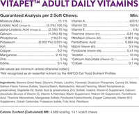 NaturVet VitaPet Senior Daily Vitamins for Cats Plus Glucosamine, Specifically Formulated to Provide Essential Minerals, 90 g, 60 Count