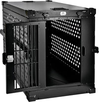 K9 Kennel Boss Aluminum Collapsible Dog Crate - Black / 41.6"L x 29.7"W x 33.9"H - image 3