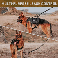 Forestpaw Tactical Dog Harness for Medium Dogs, Service Dog Vest - M:Chest 22-35",Fit 30-80lbs / Black - image 3
