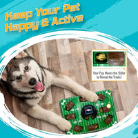 Pets First NFL Denver Broncos Puzzle, Interactive Dog Treat Puzzle Toy