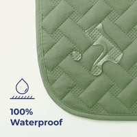 gogobunny 100% Double Sided Waterproof Dog Blanket Soft Pet Bed Cover - 68x82 Inch (Pack of 1) / Dark Green/Light Green - image 2