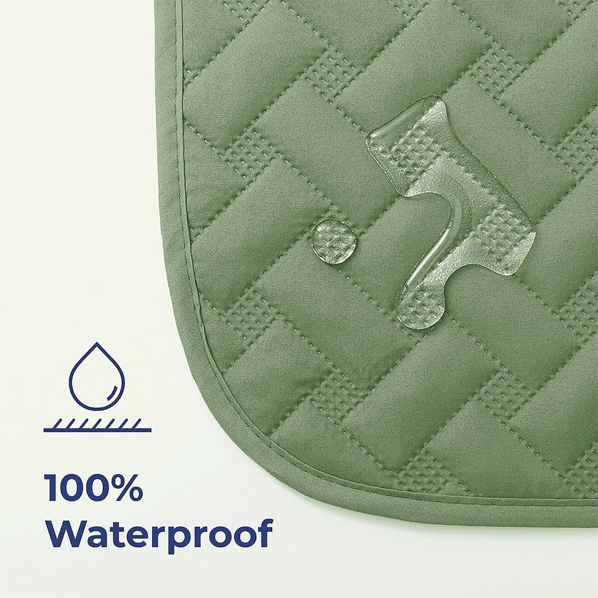 gogobunny 100% Double Sided Waterproof Dog Blanket Soft Pet Bed Cover - 68x82 Inch (Pack of 1) / Dark Green/Light Green - image 2
