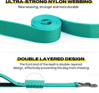 Fida Heavy Duty Dog Leash for Medium Large Dogs - 5 Feet (Pack of 1) / Teal - image 3