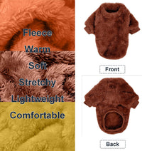 3 Pack Dog Sweaters, Dog Clothes for Small Dogs Girl Boy – Essentials for Dogs - Small / Orange+Coffee+Yellow - image 3