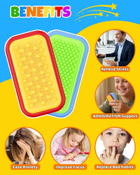 LADFAR magnetic sensory fidget toys, Prism Rise and Pulse Line silicone sliders - view 6