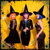 Skylety three light up magic wands in pink, purple and blue - view 13
