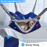 Glittme 4 Pack Cozy Ferret Hammock - Stars - image 4