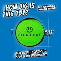 Hyper Pet Flippy Flopper Flying Disc Soft Dog Toy 9 Inch, Floats - Assorted / 9" Pack of 1 - image 4