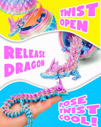 TBOLINE 12" 3D Printed Dragon Egg - Random Rainbow - image 3