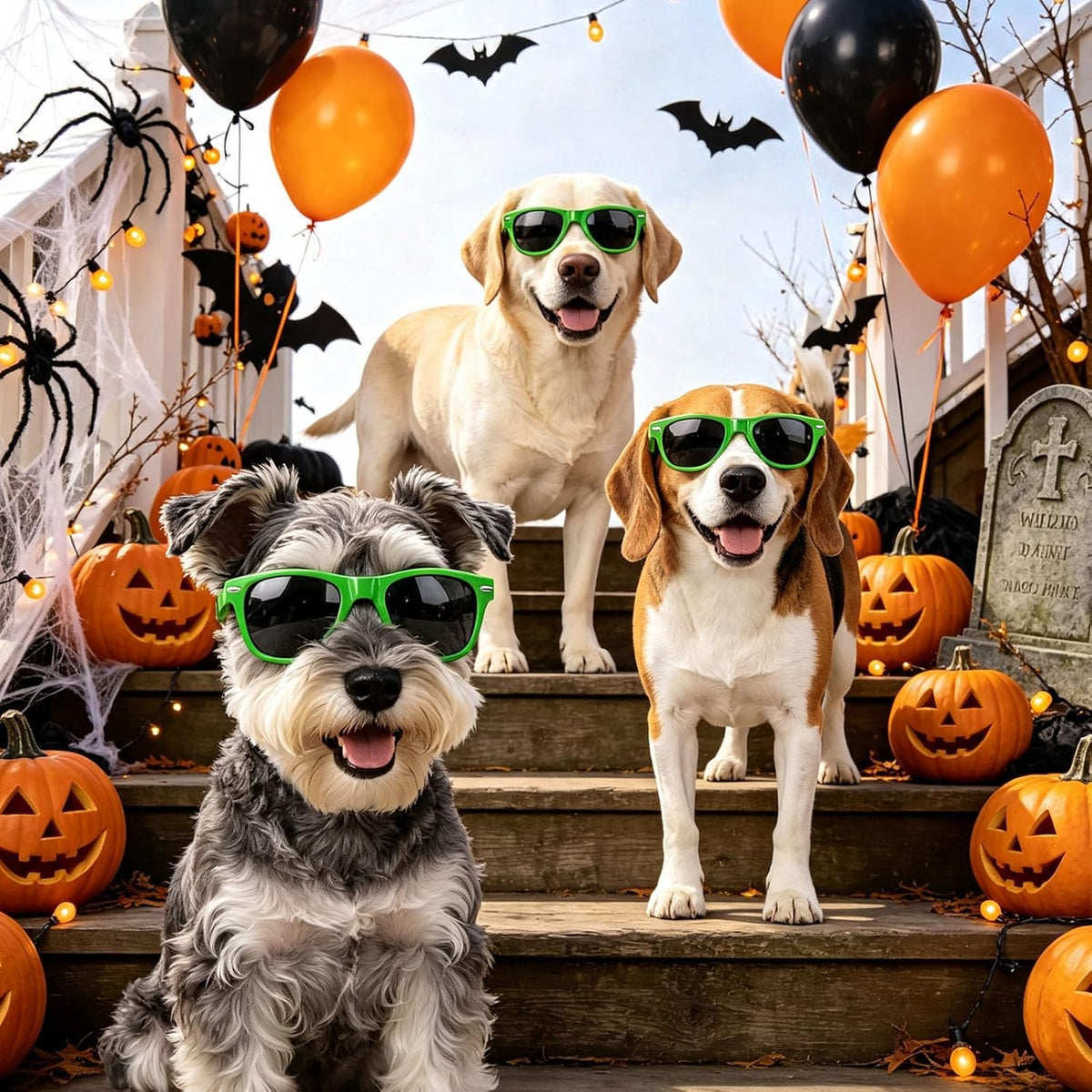 Dog Sunglasses for Medium Dogs - Green / Small - image 3