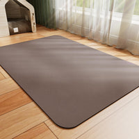 HotLive Dog Food Mat, Absorbent Cat Mat for Food and Water - Brown / 24"L x 16"W
