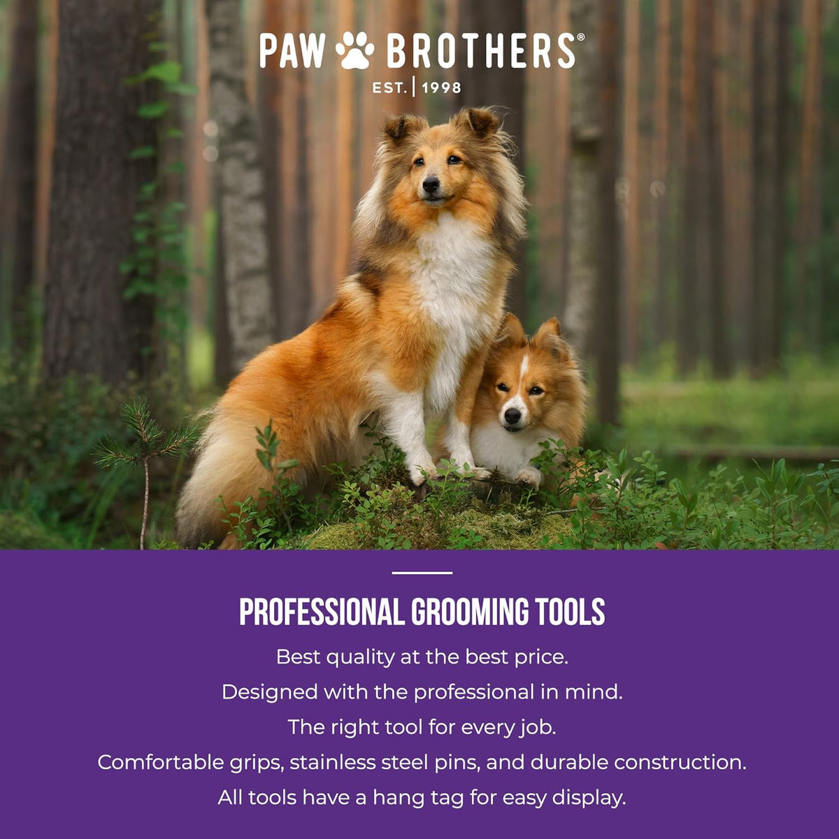 RYAN'S PET SUPPLIES Paw Brothers 13-Blade Coarse Double Wide - 32 Blade Extra Fine - image 4
