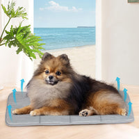 Dog Cooling Mat for Large Dogs, 35"x23" Memory Foam Pet Pad – Essentials for Dogs - Grey / 24"L x18"W x 0.8"H - image 4