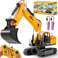 V-Opitos 13 channel RC excavator toy with alloy shovel