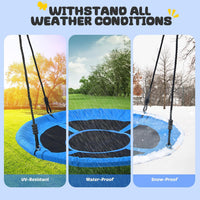 Trekassy 40" Saucer Tree Swing - Blue - image 3
