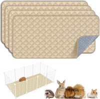 FunFurry Washable Pee Pads for Dogs - Cream / 24" X 47" - 4 Pack