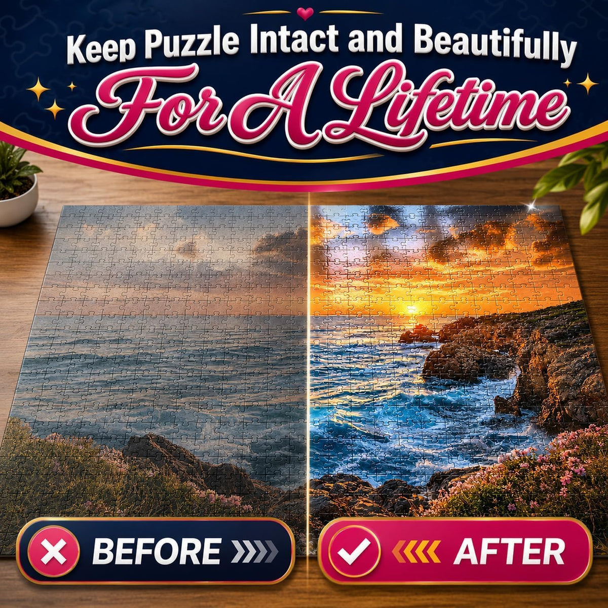 Clear Jigsaw Puzzle Glue with Applicators, Quick-Dry - 200ML - image 4