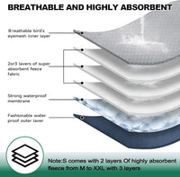 Washable Belly Bands for Male Dogs, Reusable Dog Diapers Male - Small(11"-14") / Octopuses+Plain - image 4