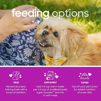 smallbatch Freeze Dried Dog Treats, Superfood Food Topper Turkey Bites for Dogs & Cats, Probiotics, Organic Ingredients, High Protein, Grain Free Healthy Food Topper, Made in The USA, 18 oz Bag