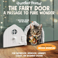 Fairy Door Interior Pet Door - White - image 2