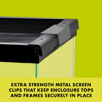 Zilla Heavy Duty Screen Clips for Terrarium, Small - image 2