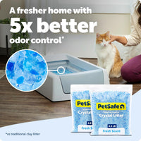 PetSafe ScoopFree Premium Crystal Litter, Fresh Scent - Fresh / Litter 2-Pack - image 2