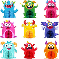Outus 9 Sets Monster Honeycomb Centerpieces