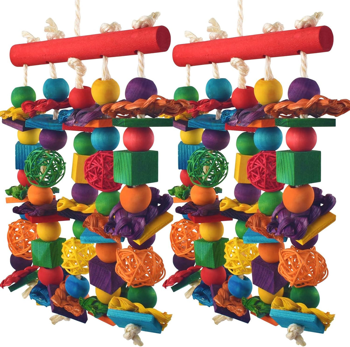DBNESS Bird Toys, Parakeet Chewing Toy - 2 PCS