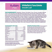 Wellness Complete Health Pate Kitten Wet Cat Food Canned Food, Natural, Protein-Rich, Grain Free, 3 Ounce Cans, 24 Pack, (Whitefish & Tuna)