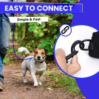 Waterproof Long Line Dog Training Leash, PVC-Coated - Blue / 16ft - image 2