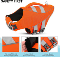 Queenmore XS Dog Life Jacket - X-Small / HiVis Orange - image 2