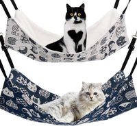Cat Hammock for Cage Hanging Reversible 2Pack - CAT / L
