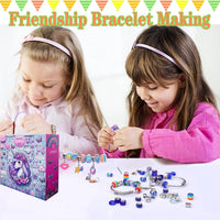 AIPRIDY 150 Pieces Charm Bracelet Making Kit - 208 Pieces Pink+Aqua Unicorn - image 4