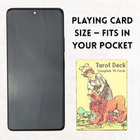 Witchy Cauldron large Rider Waite tarot cards deck with guidebook - view 12