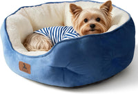 Small Dog Bed for Small Dogs, Cat Beds for Indoor Cats - Medium (Pack of 1) / Light Blue - image 2