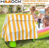 Kids Water Table Cover Fit Rain Showers Splash Pond Water Table - Yellow - image 2