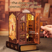 Cutefun Book Nook Kit - DIY Miniature Dollhouse Kit for Adults and Teens – Fun for Kids & Family - Bookshop Memories - image 4