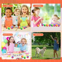Jenaai 50 pack 45 mm two-color rubber bouncy balls - view 12