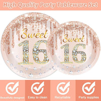 CHUNNIN 200 PCS Gone Fishing Party Plates Napkins Fishing Tableware - 16th Birthday - image 3