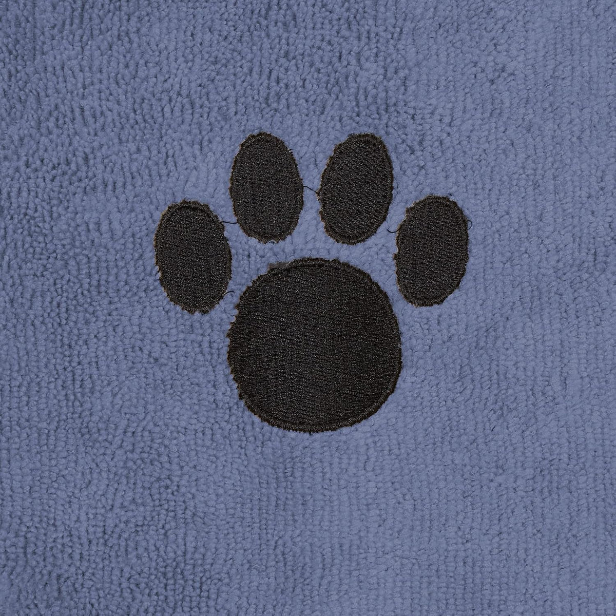 Bone Dry Pet Grooming Towel Collection Absorbent Microfiber Drying Set - Stonewash Blue / 15x30" - image 3