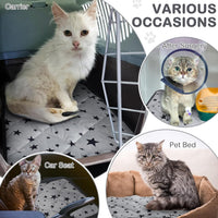 4 Pack Self Warming Cat Bed - Gray / 24'' X 35'' / Rectangle - image 4